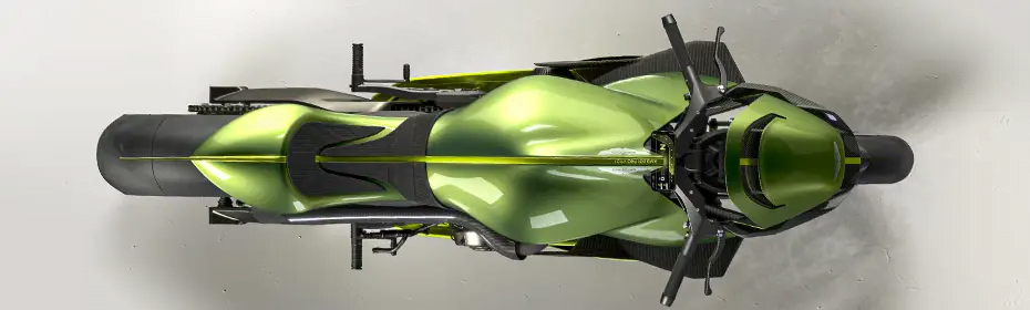 Aston Martin AMB 001 Pro viewed from above