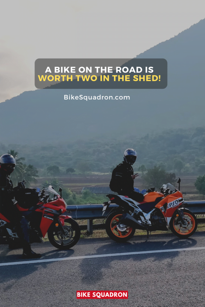 A bike on the road is worth two in the shed!