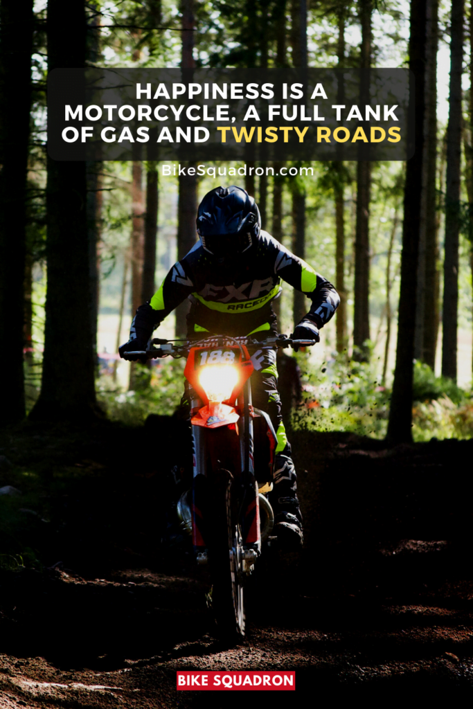 Happiness is a Motorcycle, a Full Tank of Gas and Twisty Roads