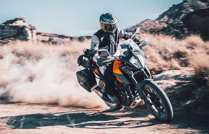 KTM 390 Adventure colour and detail