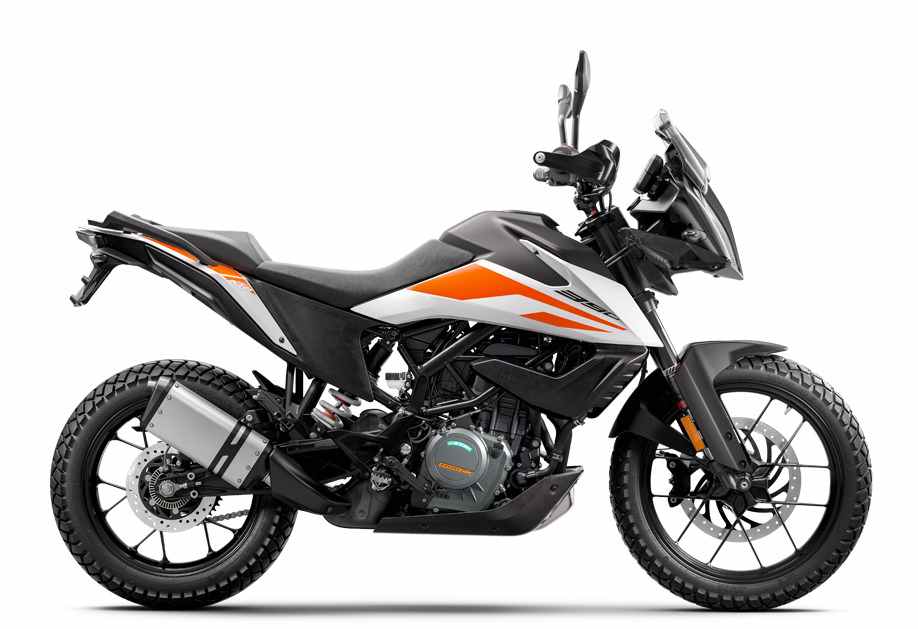 KTM 390 Adventure in white
