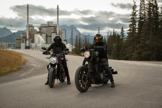 Bikers taking Precautions during long motorcycle trip