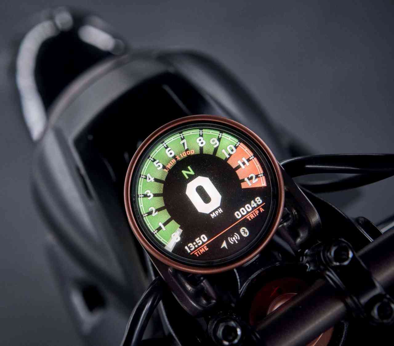 Royal Enfield KX Concept digital instrument console