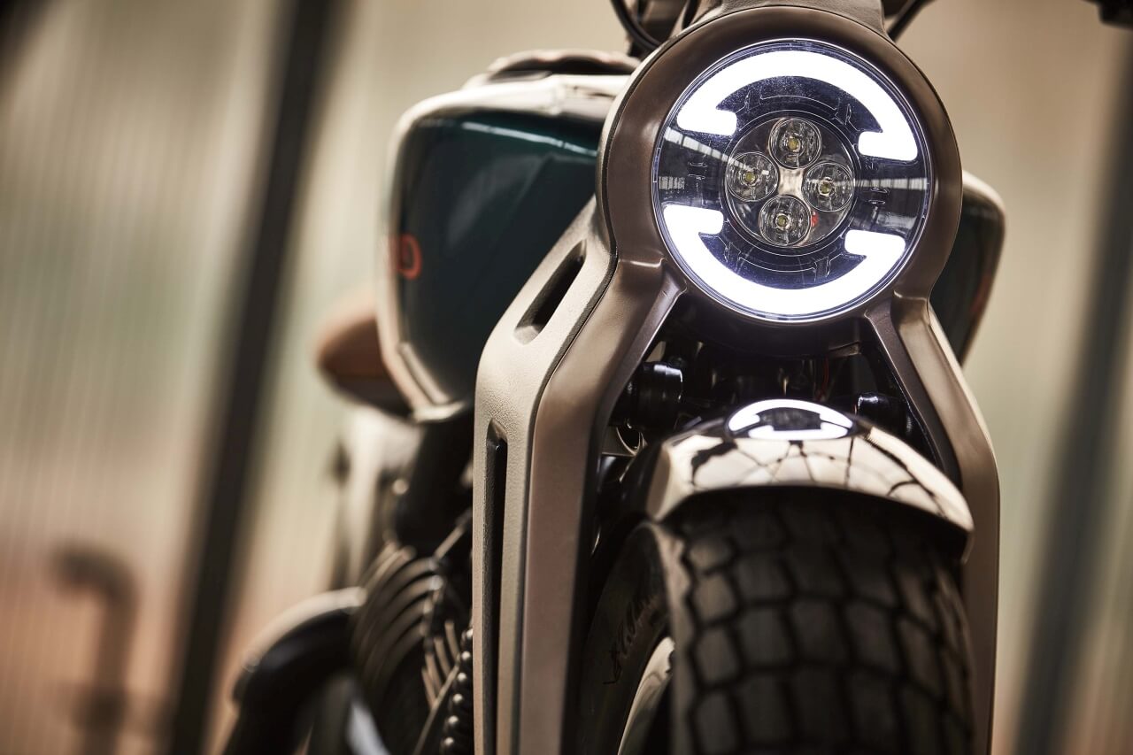 Royal Enfield KX Concept side profile and dimensions