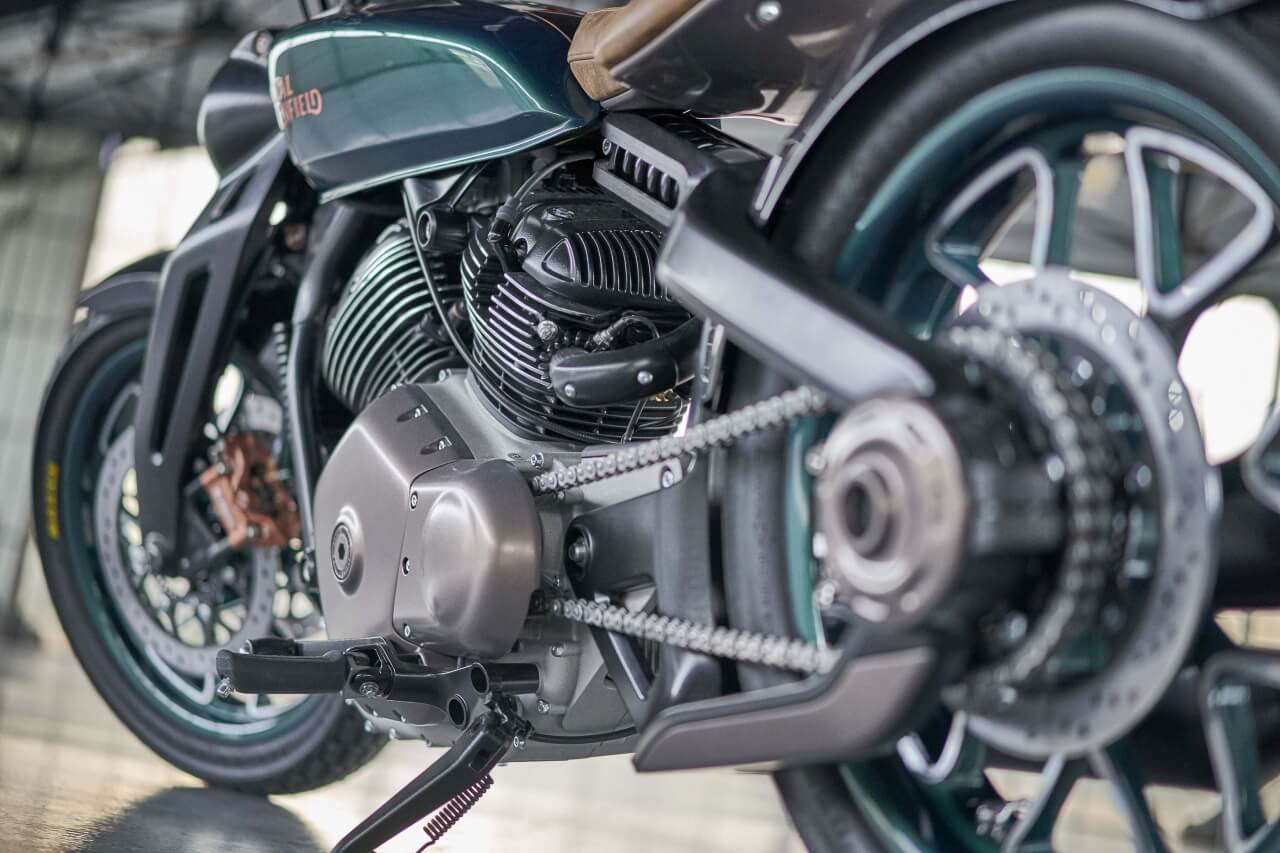 Royal Enfield KX Concept detail view