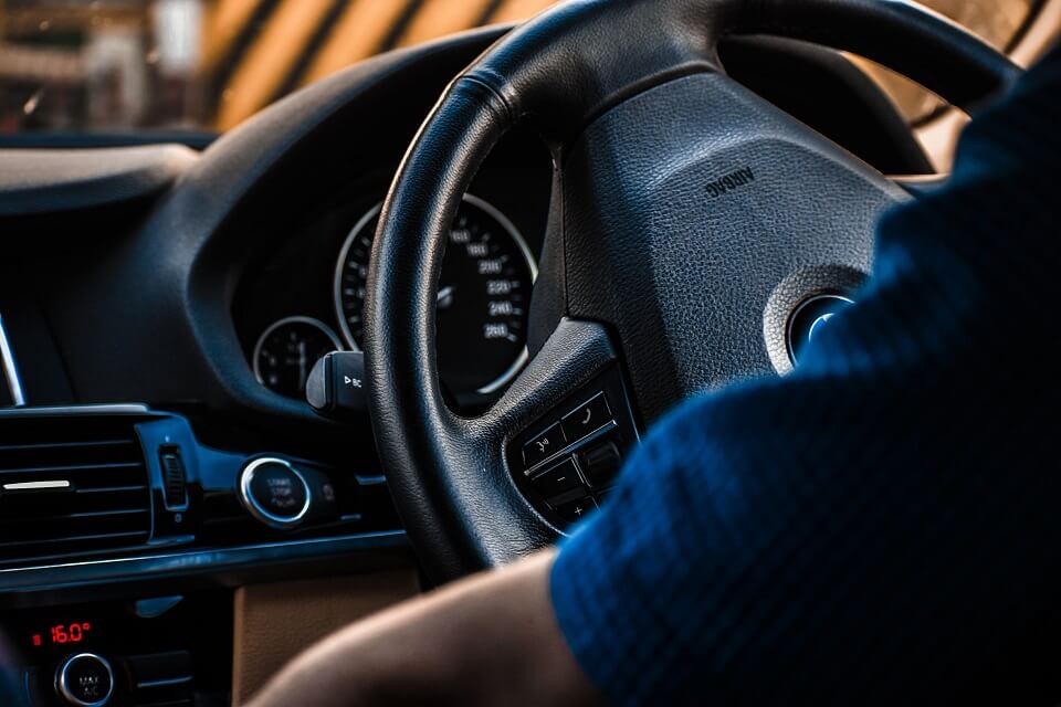 Driver Experiencing Instant Torque on Electric Vehicle