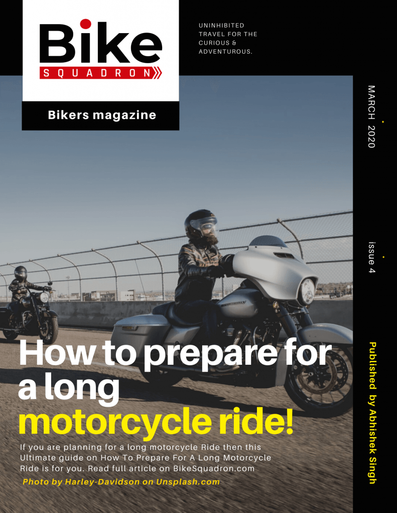 magazine on how to prepare for a long motorcycle ride