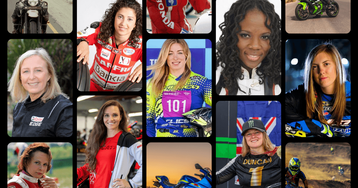 List of Top 100 female motorcycle racers